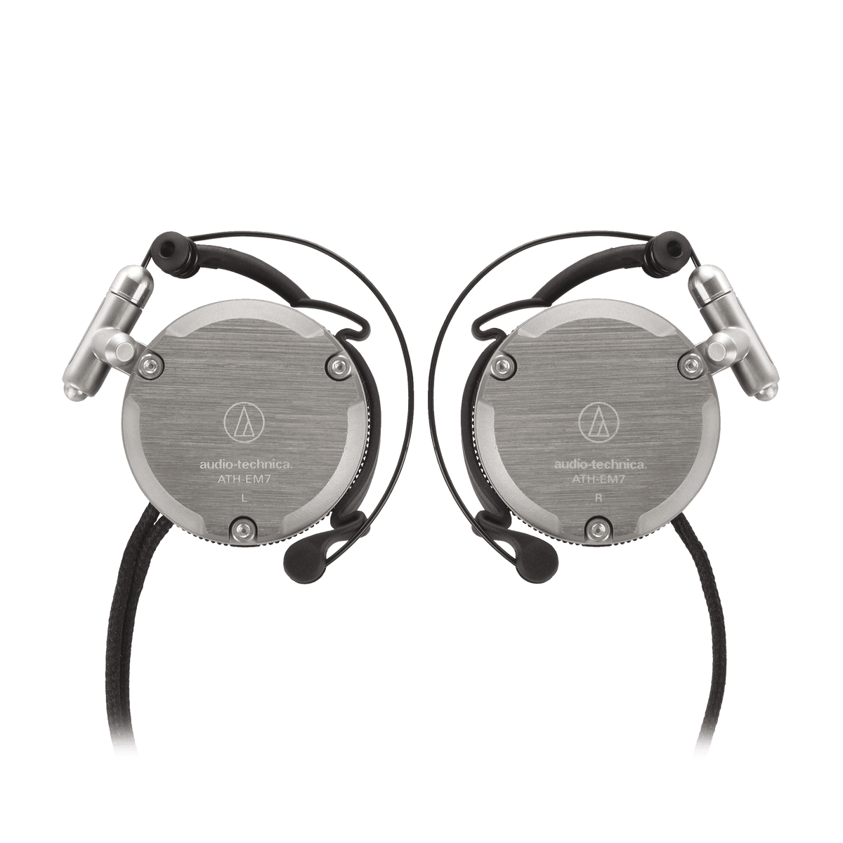 audio-technica オーディオテクニカ ATH-EM7x シルバー Audio-Technica ATH-EM7x Aluminum Ear Fit Headphone Grey