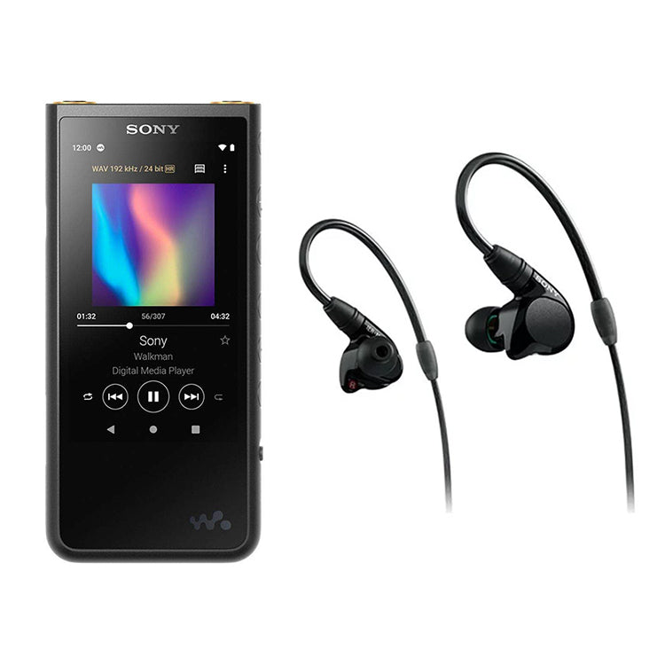 SONY ZX507 DAP + IER-M7 In-Ear Monitor IEM Earphone Bundle
