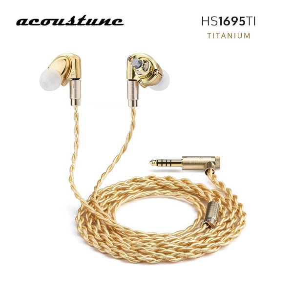 Acoustune HS1695Ti 鈦金屬製10mm動圈單元中高頻飽滿音色爽快可